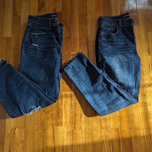 2 pairs of Old Navy Jeans size 0. NWOT. Never worn - Picture 1 of 14
